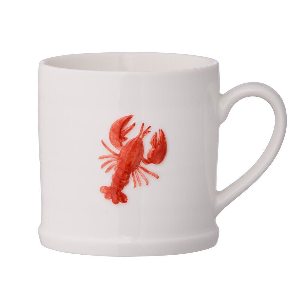 Krus med hummer, hvid - 320ml